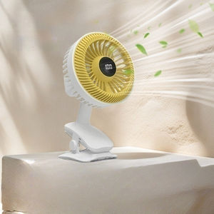 USB <b>Clip</b> on <b>Fan</b> Portable Small <b>Fan</b> with Cord Powered with Sturdy Clamp, Quiet Personal Desk <b>Fan</b> - Product Image 1