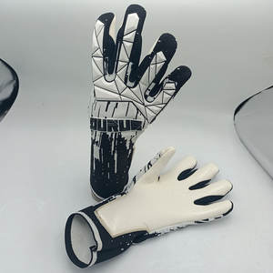 Gants de gardien de but de haute qualité en cuir, avec sangle de poignet réglable, imperméables, pour l'entraînement au football, les meilleurs gants de gardien de but - Product Image 2