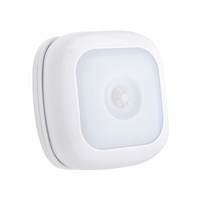 Lumière murale LED à détecteur de mouvement automatique minimaliste personnalisée en ABS pour extérieur, porte, escalier, cuisine, chevet