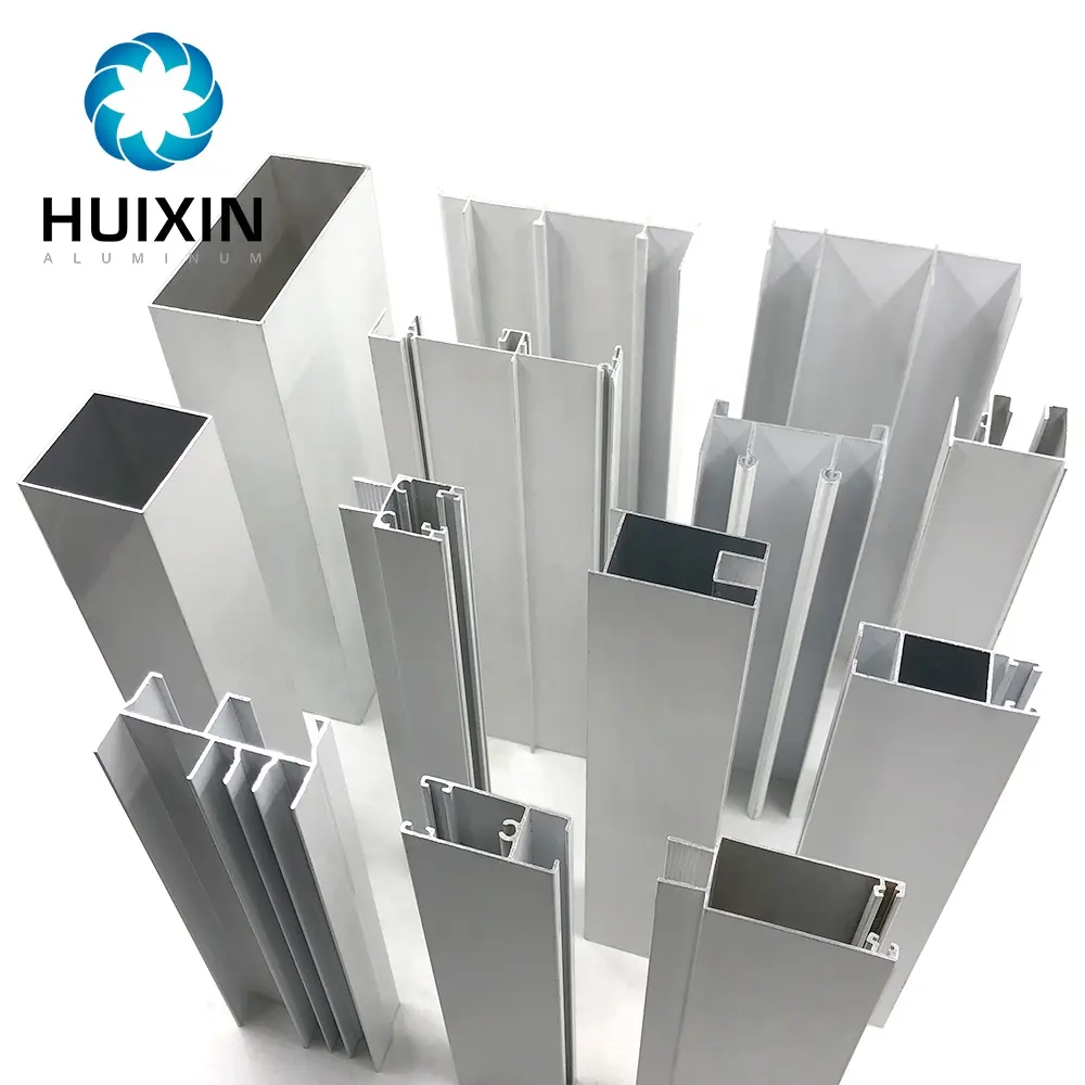 Materiale per porte scorrevoli e tubi in alluminio estrusioni produzione di profili in alluminio