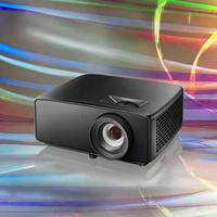 Projecteur laser DLP Optoma UHZ36 4K avec 3500 lumens ANSI, design compact, prise en charge 8K, lentille en verre pour cinéma maison et théâtre