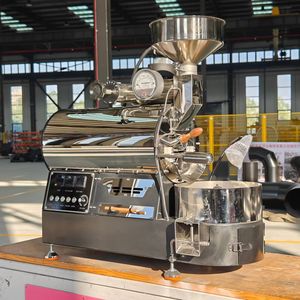 Tostador de <span class=keywords><strong>Café</strong></span> Électrique Puissant Dongyi, Version Améliorée, 1kg 2kg, Tambour à Double Paroi en Acier Inoxydable, pour Artisans - Product Image 4