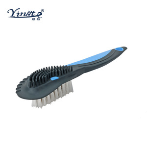 Yinste Double Sided Shoe <b>Brush</b> Nylon Bristles For <b>Suede</b> And Snow Boots Cleaning - Product Image 1