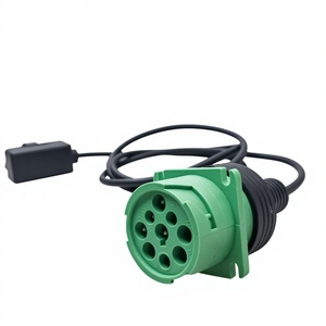 XIN YING YMX-0041 3FT J1939 Type 2 Vrouwelijke Adapter 4 Mannelijke Terminals OBD2 Rechtshoekige Pin Kabel PVC Koperen Kern Diagnostische Kabel - Product Image 1