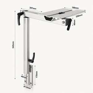 Pata de <span class=keywords><strong>Mesa</strong></span> <span class=keywords><strong>Plegable</strong></span> Giratoria <span class=keywords><strong>para</strong></span> RV 360 °   Soporte de <span class=keywords><strong>Mesa</strong></span> Giratorio Ajustable de Aluminio <span class=keywords><strong>para</strong></span> Montar en la Pared, <span class=keywords><strong>para</strong></span> Autocaravanas, Barcos y Caravanas - Product Image 4