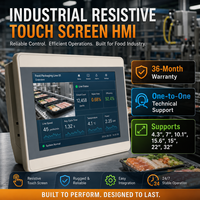 Mochuan Rs485 Modbus, Pantalla Táctil HMI Industrial de 4.3'', Panel de Control de Interfaz Hombre-Máquina