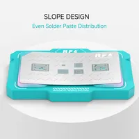 RF4 RF-MRP Pad magnétique de reballing 500 ° Pochoir de soudure BGA en silicone résistant à la chaleur et antidérapant pour iPhone et Android