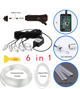 Xe bầu không khí ánh sáng rgb5in1 6in1 9in1 10in1 Neon dây xe Kit Neon LED Bảng điều chỉnh khoảng cách <span class=keywords><strong>String</strong></span> Strip ánh sáng phát sáng dây/EL dây đèn - Product Image 3