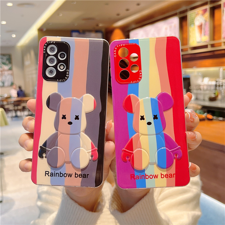 2022 лучшее качество, новый дизайн, чехол для телефона для iphone, горячая Распродажа, чехол для телефона в виде медведя, радуги, быстрая доставка, заводская цена