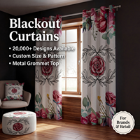 Rideaux occultants noirs dorés style baroque royal, imprimé tête de Méduse, isolants thermiques, imperméables, jacquard, à œillets, sur mesure