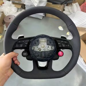 Volante de Cuero Personalizado con Botón de Encendido para Audi Q3 Q5 A3 S3 S8 R8 S6 S7 A4 A5 A6 A7, Venta al Por Mayor Directo de Fábrica - Product Image 6