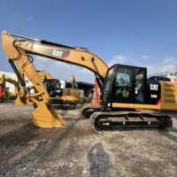 Excavatrice sur chenilles d'occasion CAT 320E de 20 tonnes, moteur Caterpillar d'origine, hydraulique efficace pour les travaux de terrassement et la construction municipale