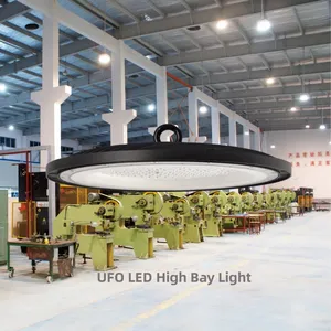 Led Ufo 100w 150w 200w endüstriyel aydınlatma Highbay lamba aksesuarı depo garaj kanopi lamba Ufo Led yüksek raf lambası