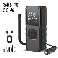 Nouveau Compresseur d'Air Portable Mini ABS 2026 pour Voiture, avec ou sans Fil, Moniteur de Pression des Pneus, Pompe Électronique Numérique