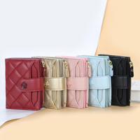 Baellerry Dompet Wanita Kulit Pu, Dompet Wanita Kulit Pu Ritsleting Multifungsi dengan Tempat Uang