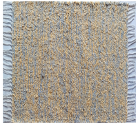 Premium Textured Handwoven Wool Area Rugs Embroidered Durable Home Decor for Office Bedroom and Living Room
