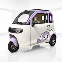Véhicule électrique compact à 3 roues, design mini-voiture, batterie rechargeable, auto-rickshaw pour usage personnel