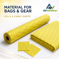 Matériau composite en nylon et polyester Ripstop X-PAC 210 g/m², imperméable, respirant, coupe-vent, à motif diamant, pour sacs à dos et sacs