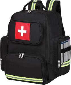 Échantillon gratuit de sacs à dos de premiers soins sac vide de premiers répondants pour traumatologie sac de traumatologie médicale sécurité des médicaments ambulancier de voyage - Product Image 6