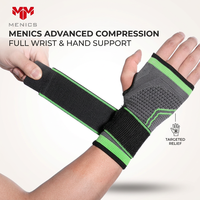 Attelle de poignet en nylon tricotée 3D réglable, respirante et antidérapante pour le cyclisme, la musculation et l'escalade