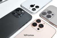 Smartphone iPhone 16 Pro Max débloqué, écran OLED 6,9 pouces 90Hz, charge rapide 65W, 5G CDMA LTE, double SIM, 8 Go RAM, 128 Go ROM, processeur Deca Core, version anglaise