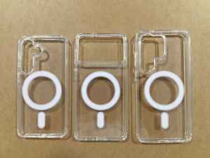 Haute qualité Amason vente en gros <span class=keywords><strong>téléphone</strong></span> magnétique pour Samsun S26 TPU + PC <span class=keywords><strong>coque</strong></span> <span class=keywords><strong>de</strong></span> <span class=keywords><strong>téléphone</strong></span> <span class=keywords><strong>de</strong></span> Charge sans fil transparente pour Sam S26series - Product Image 5