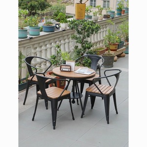 Mobili <span class=keywords><strong>da</strong></span> <span class=keywords><strong>Esterno</strong></span> per <span class=keywords><strong>Balcone</strong></span>, Arredamento Impermeabile e Anticorrosione per Caffetterie e Negozi di Tè, Mobili <span class=keywords><strong>da</strong></span> Patio - Product Image 3