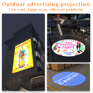 חיצוני עמיד למים ip67 פרסום אורות פרסום מותאם אישית חינם לוגו מקרן gobo 60w/100w/150w הוביל אור הקרנה HD קיר מסך - Product Image 5