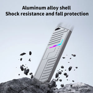 M.<span class=keywords><strong>2</strong></span> SSD kandang NVME SATA adaptor protokol Ganda USB C 3.<span class=keywords><strong>2</strong></span> Gen <span class=keywords><strong>2</strong></span> 10Gbps PCIe M dan tombol B & M casing Drive keadaan padat eksternal - Product Image 4