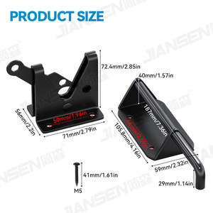 JIANSEN Loquet automatique à verrouillage manuel <span class=keywords><strong>Safetech</strong></span> Loquet de verrouillage de porte - Product Image 2