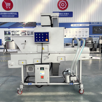 Machine automatique de panure pour poissons/crevettes/coquilles Saint-Jacques, ligne de production de tempura de crevettes SXJ400-V à vendre