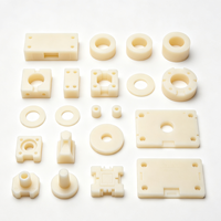 Pièces en plastique usinées CNC sur mesure, composants PEEK tournés et fraisés avec précision pour l'industrie électronique, usine OEM