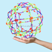Pelota Mágica Educativa Deformable para Niños, Pelota Elástica Expandible en Forma de Flor, Juguete Interactivo para Atrapar y Lanzar al Aire Libre
