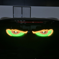 Panneau LED RVB XL7 XL8 XL9 en acrylique pour affichage DIY, effet « Demon Eye », éclairage de pare-brise avant et arrière de voiture
