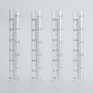 अनुकूलित पेशेवर मौसम बारिश गेज मापने सिलेंडर गार्डन ग्लास वर्षा गेज - Product Image 2