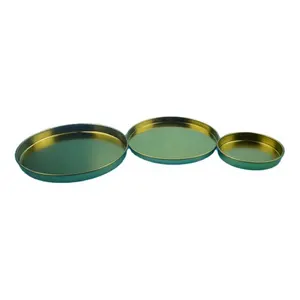 126 mm kim loại tinplate căng nắp với ống giấy kết thúc dưới Bìa thiết lập cho lon đường kính 126 mm bao gồm