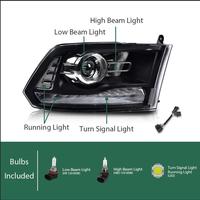 Auto LED-Scheinwerfer für 2013-2018 Dodge Ram 1500 2500 3500 CH2503217/ CH2502217