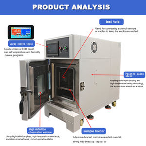 -40 ℃ ~+150 ℃   غرفة اختبار المناخ الثابت ذات درجة الحرارة والرطوبة الثابتة للمختبرات - Product Image 2