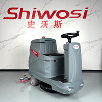 Fabrication chinoise directe SHIWOSI, autolaveuse industrielle 24V 100Ah pour les zones commerciales à fort trafic