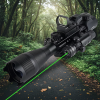 Lampe torche laser rouge-verte de haute qualité 4-16X50EG, lunette de tir d'extérieur, accessoires de chasse combinés point rouge