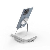 Soporte Exhibidor Chargement sans fil Anti-vol Alarmant Exposition Smartphone Sécurité Présentoir Support Chargeur pour iPhone