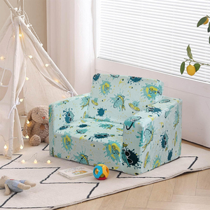 <span class=keywords><strong>Divano</strong></span> Letto Pieghevole in Schiuma Compressa per Bambini, Morbido <span class=keywords><strong>Divano</strong></span> Gioco per Camera da Letto e Soggiorno - Product Image 1