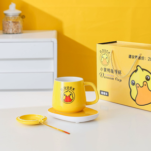 Petite tasse <span class=keywords><strong>en</strong></span> céramique thermostatée à 55 degrés, tasse chauffante intelligente, chauffe-tasse automatique, coffret cadeau - Product Image 3
