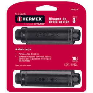 Hermex BID-306 a doppia azione cerniera 3 'acciaio nero Soft Close Hardware per porta in legno e officina cancello cerniera