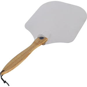 Pelle à pizza en aluminium avec manche en bois pliable 12x14 pouces, idéale pour la cuisson du <span class=keywords><strong>pain</strong></span> <span class=keywords><strong>maison</strong></span> - Product Image 1