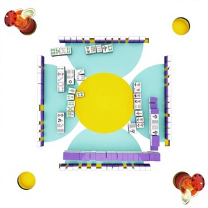 Table flottante Mahjong pour piscine et spa - Plateau de jeu pour adultes compatible avec les dominos et le poker - Product Image 2