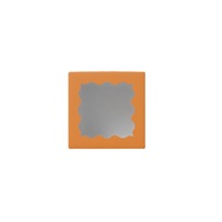 Emballages individuels carrés en papier pour cupcakes, boîtes à emporter pour aliments pour bébés avec fenêtre, contenants en carton blanc pour muffins/tartelettes, personnalisables