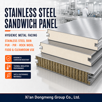 Panneau sandwich EPS pour structure en acier, isolation thermique haute densité pour toiture et murs extérieurs, matériau de construction
