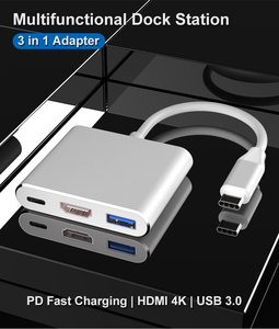 Thunderbolt 3 Adaptateur <span class=keywords><strong>USB</strong></span> Type C Hub <span class=keywords><strong>HDMI</strong></span>-compatible 4K soutien Samsung Dex mode <span class=keywords><strong>USB</strong></span>-C Dock avec PD pour <span class=keywords><strong>MacBook</strong></span> Pro/<span class=keywords><strong>Air</strong></span> 2021 - Product Image 3
