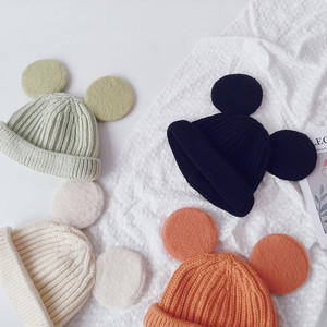 Sombrero de punto para niños de 1 a 8 años, gorro de lana de dibujos animados, gorro de invierno nuevo para bebé, lindo gorro - Product Image 2